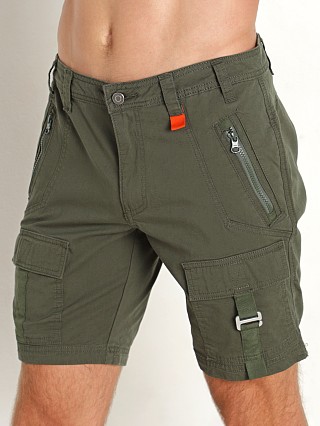 Model in army green Nasty Pig Expedition Short