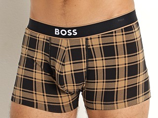 Model in orange Hugo Boss Trunk 24 Print