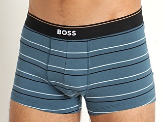 Model in teal Hugo Boss Trunk Stripe