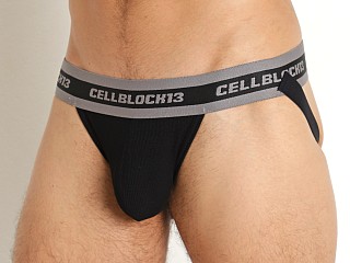 Model in black Cell Block 13 Rascal Jockstrap