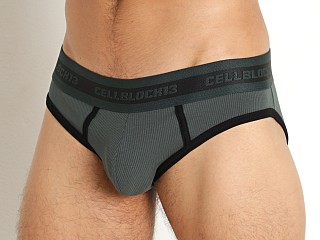 Model in green Cell Block 13 Rascal Brief