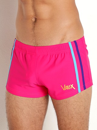 Model in pink Vaux Playa Swim Short