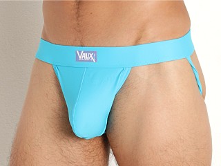 Model in turquoise Vaux Playa Swim Jockstrap