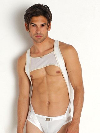 Complete the look: STUD Odyssey Bodysuit Harness White/Gold