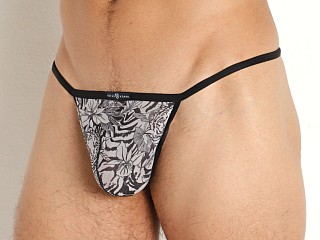 Model in black Gregg Homme Wildcard See-Thru String