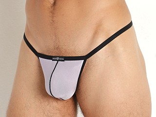 Model in lilac Gregg Homme Torridz G-String Thong