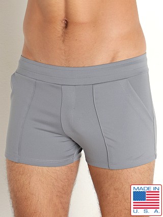 Model in silver LASC 2" Sport Shorts