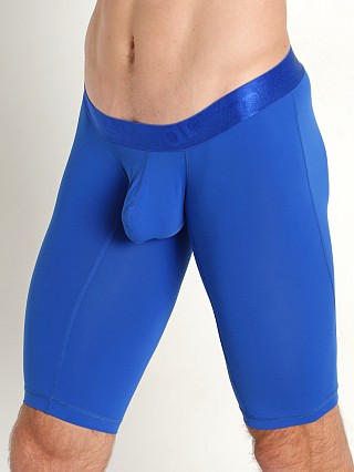 Model in cobalt blue Ergowear MAX XX Biker