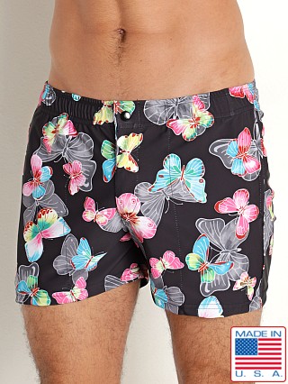 Model in petite angeles LASC Malibu Swim Shorts