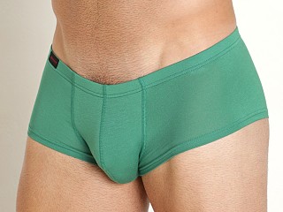 Model in abundant green Jack Adams Modal Bikini Boxer