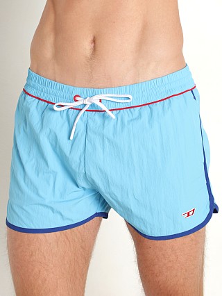 Model in blue Diesel Jesper Swim Shorts