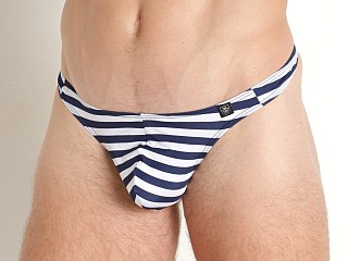 Model in sailor TOF Paris Iconic Swim Thong