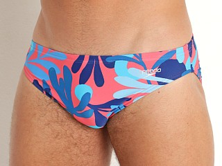 Model in coral sea Speedo Eco Flex Beachstar 2" Swim Brief