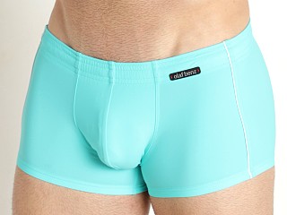 Model in mint Olaf Benz Blu 1200 Beach Swim Trunk