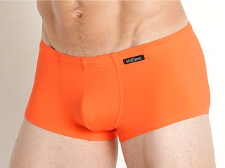 Model in orange Olaf Benz Blu 2252 Beach Swim Trunk