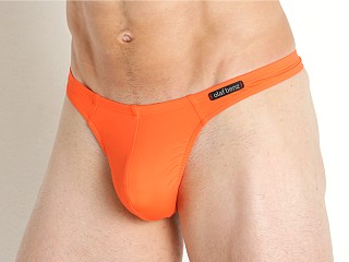 Model in orange Olaf Benz Blu 2252 Beach Swim Thong