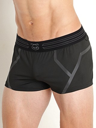 Model in black Nasty Pig Night Vision Trunk Short