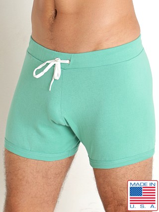 Model in spearmint Go Softwear Pacific Lounge Short