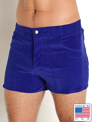 Model in royal Go Softwear Pacific Corduroy Short