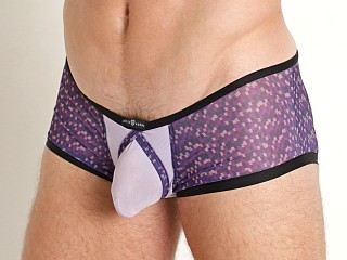 Model in lilac Gregg Homme Bare Maximiser Trunk