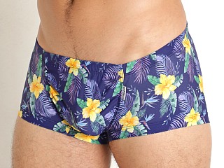 Model in hawaiian Ergowear FEEL Swim Mini Trunk