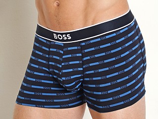 Model in bright blue Hugo Boss Trunk 24 Print