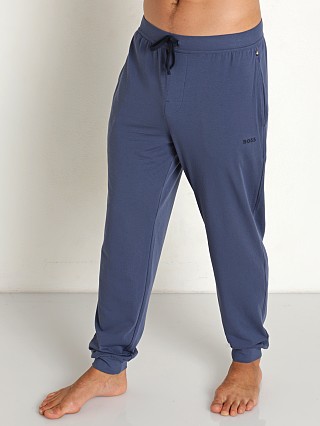 Model in open blue Hugo Boss Mix & Match Pants