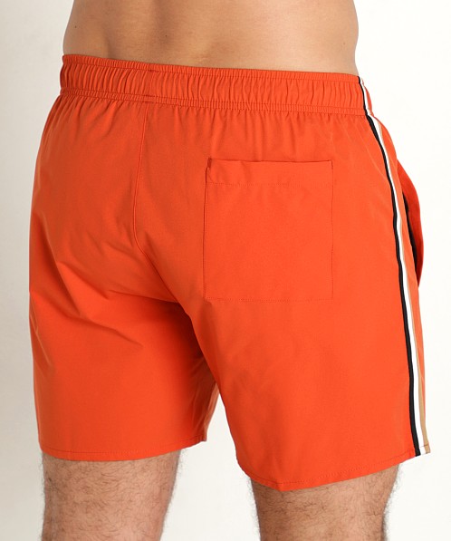 Hugo Boss Iconic Swim Shorts Dark Orange