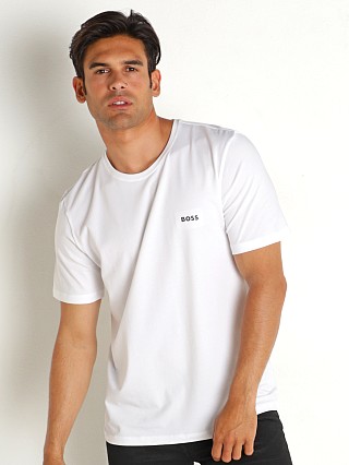 Model in natural Hugo Boss Mix & Match T-Shirt