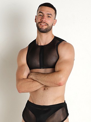 You may also like: Rick Majors Armor Mesh Cropped Zipper Tank Top Black