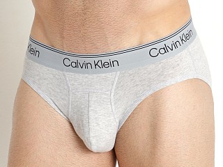 Model in grey heather Calvin Klein Athletic Active Hip Brief