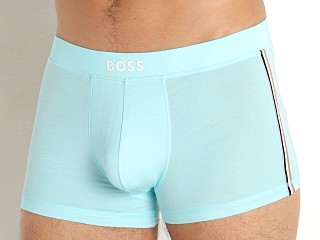 Model in teal Hugo Boss Trunk Relax