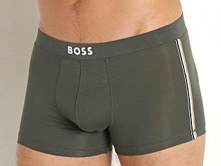 Model in olive Hugo Boss Trunk Relax