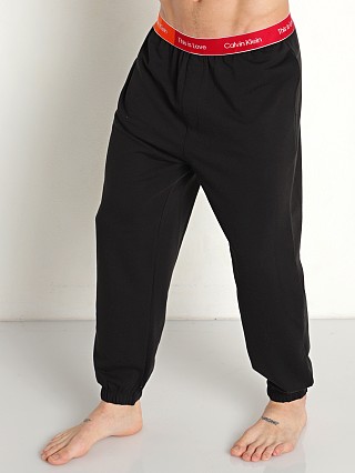 Model in black Calvin Klein Pride Lounge Jogger