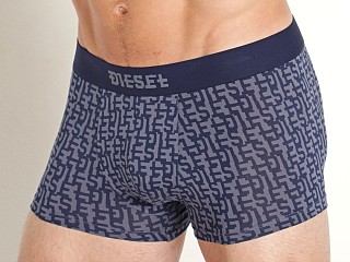 Model in navy print Diesel Damien Trunk