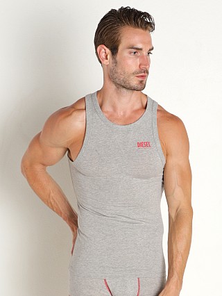 Model in grey Diesel Johnny Tank Top