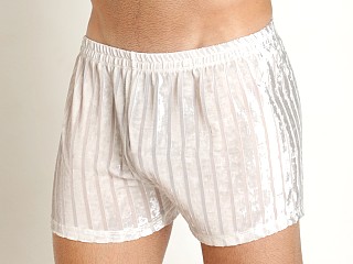 Complete the look: Rick Majors Stripe Velvet Short White