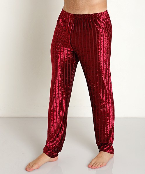 Rick Majors Stripe Velvet Pant Elderberry