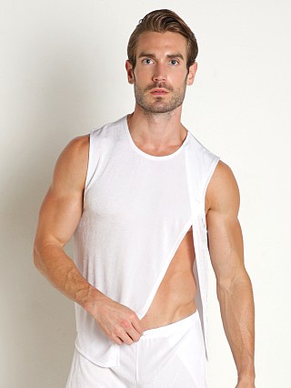 Complete the look: Rick Majors Frosted Slinky Tank Top White