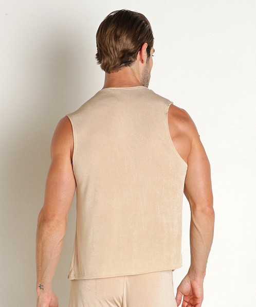 Rick Majors Frosted Slinky Tank Top Sand