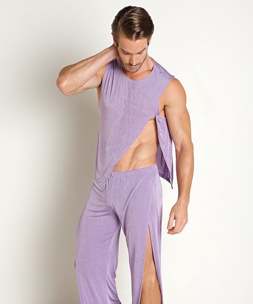 Rick Majors Frosted Slinky Tank Top Lavender