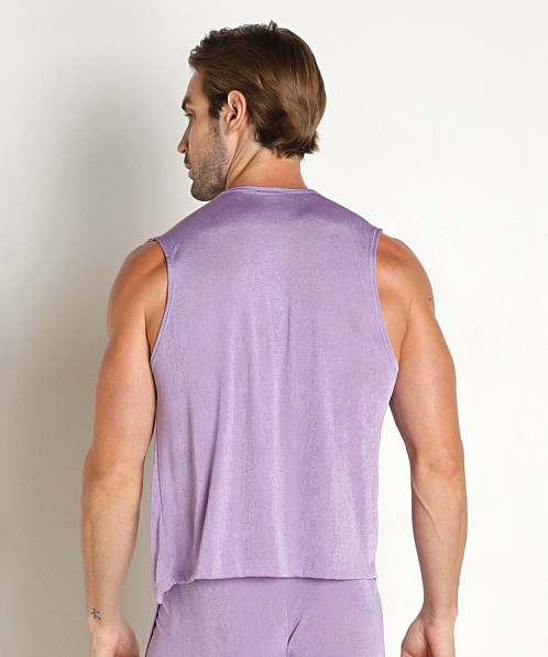 Rick Majors Frosted Slinky Tank Top Lavender