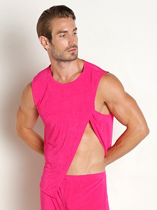 Complete the look: Rick Majors Frosted Slinky Tank Top Fuchsia