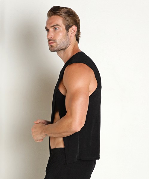 Rick Majors Frosted Slinky Tank Top Black