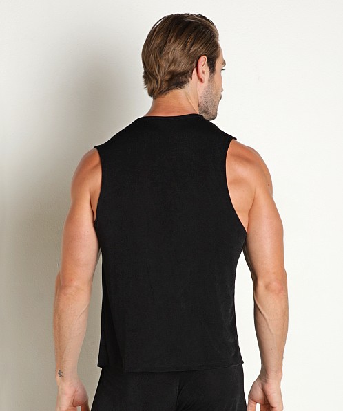 Rick Majors Frosted Slinky Tank Top Black