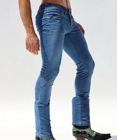 Rufskin Colton Slim Fit Stretch Cotton Jeans Distressed