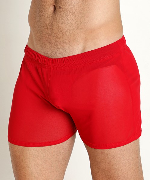 Mckillop Shade Ultra Stretch Mesh Shorts Red