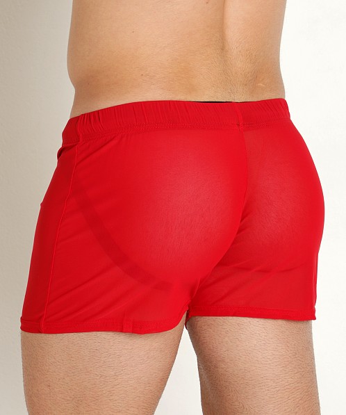 Mckillop Shade Ultra Stretch Mesh Shorts Red