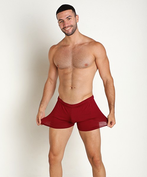 Mckillop Shade Whisper Shorts Maroon