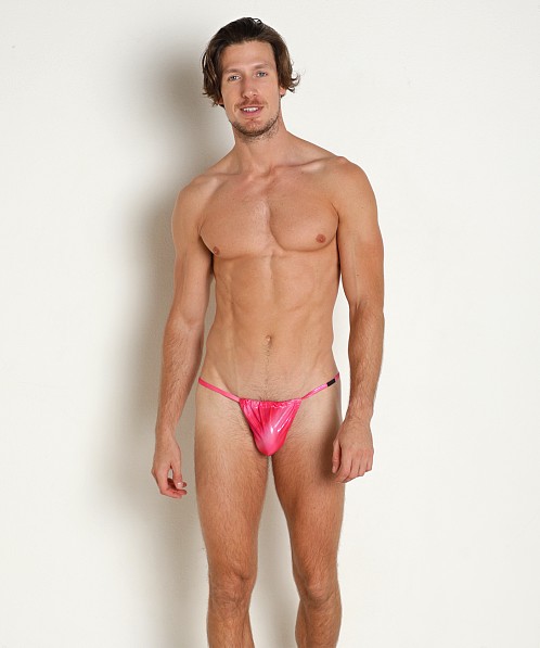 Manstore Beach Club Micro Pouch Swim Thong Pink